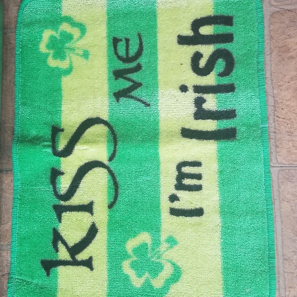 St Patrick's Day small rug